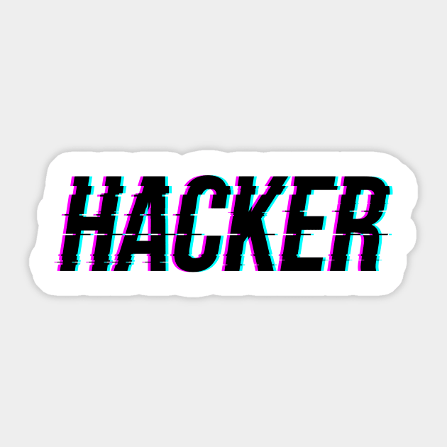 Hacker Sticker by SNZLER